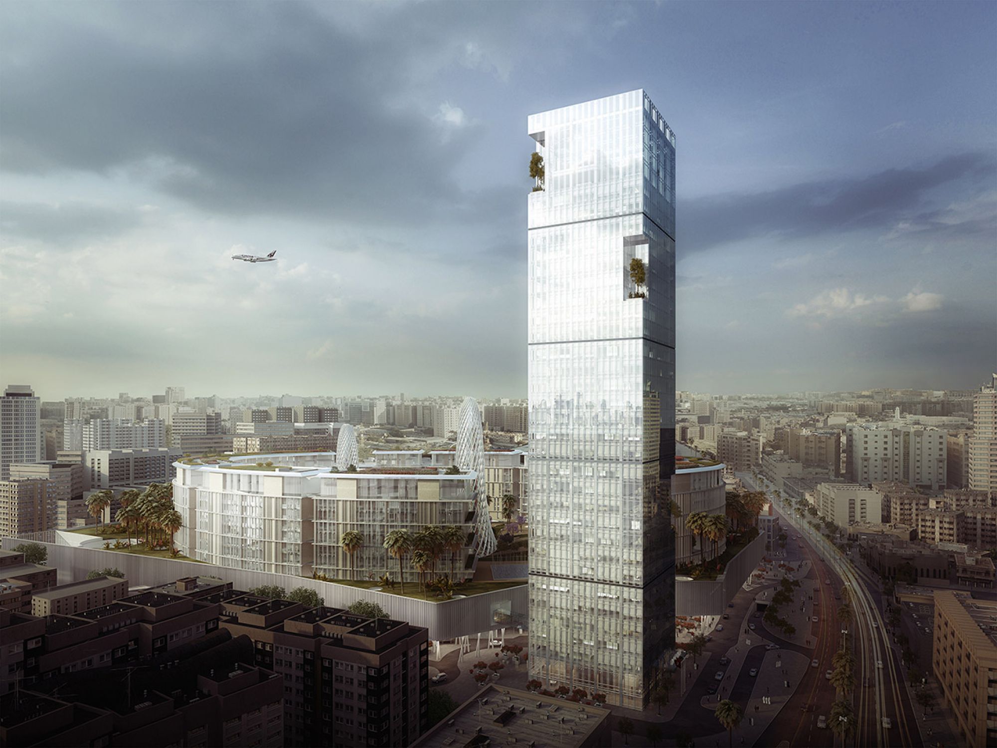 Oasis Tower, Doha Raised Access Flooring, Partitions