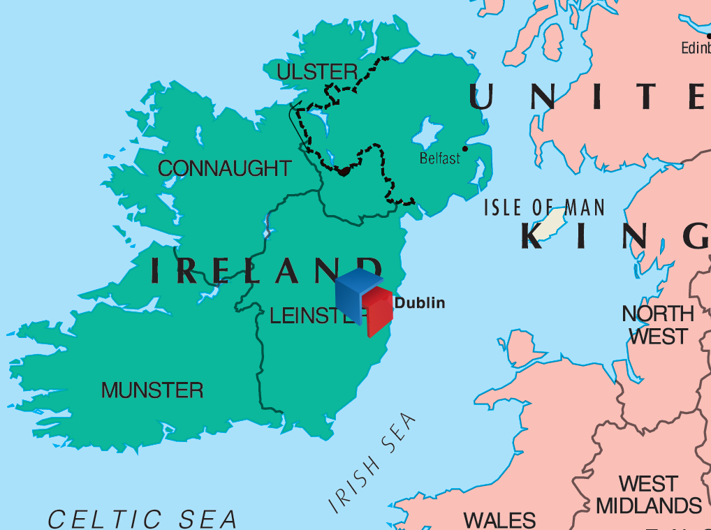 IBP on Ireland and UK map